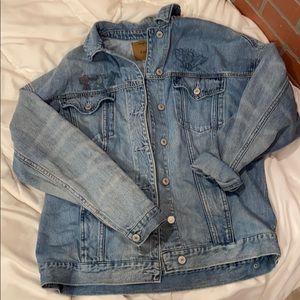 Rare Keith Haring American Eagle Jean Jacket